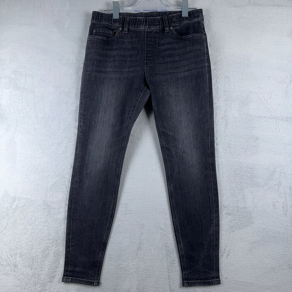 L.L. Bean 1912 Jegging Jeans Quality Denim Women's Black Size 8 Petite